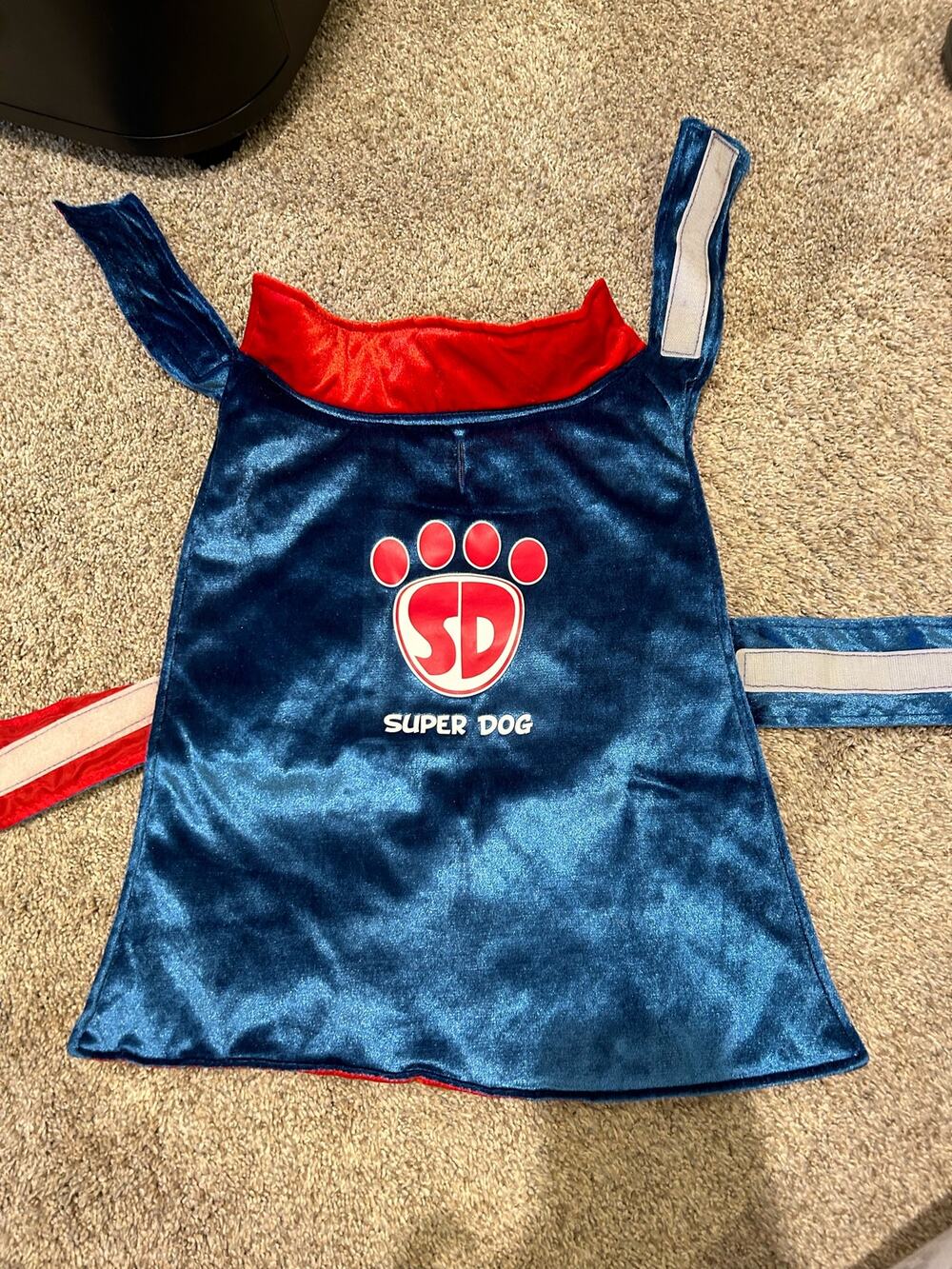 Super Dog Costume Super Hero Dog Excellent Used Condition